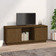 TV-Schrank Honigbraun 110,5x35x44 cm Massivholz Kiefer