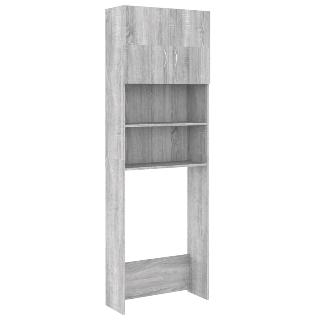 Waschmaschinenschrank Grau Sonoma 64x25,5x190 cm - Pazzar.ch