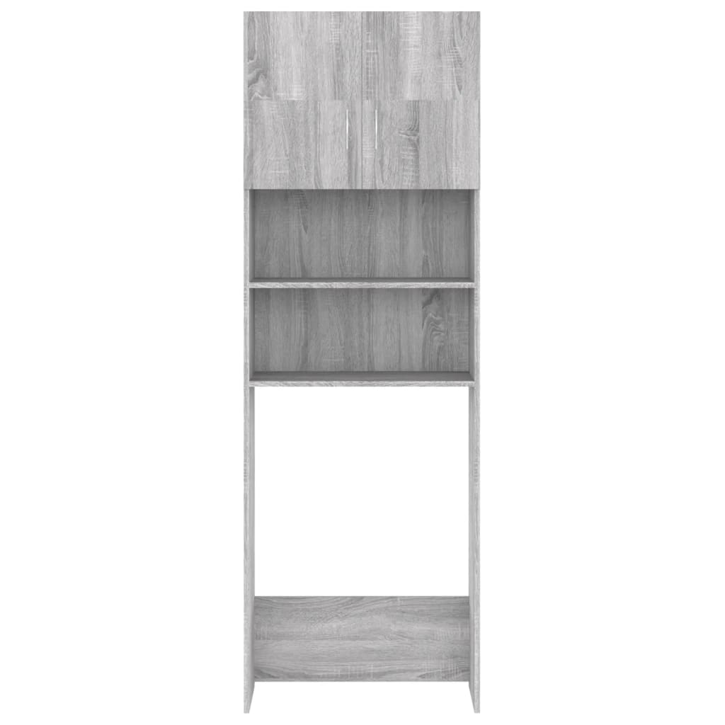 Waschmaschinenschrank Grau Sonoma 64x25,5x190 cm - Pazzar.ch