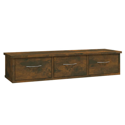 Wandschrank Räuchereiche 88x26x18,5 cm Holzwerkstoff - Pazzar.ch