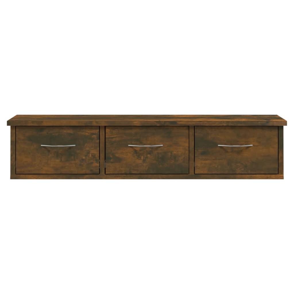 Wandschrank Räuchereiche 88x26x18,5 cm Holzwerkstoff - Pazzar.ch