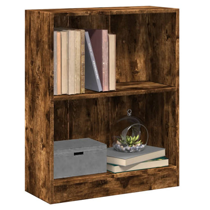 Bücherregal Räuchereiche 60x24x76 cm Holzwerkstoff - Pazzar.ch