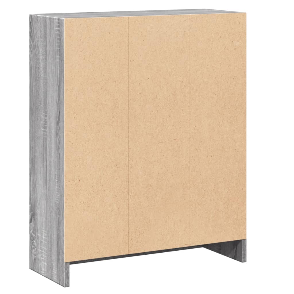 Bücherregal Grau Sonoma 60x24x76 cm Holzwerkstoff - Pazzar.ch