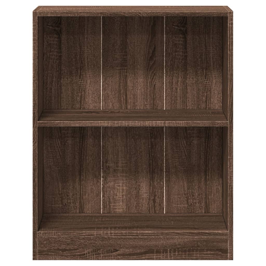 Bücherregal Braun Eichen-Optik 60x24x76 cm Holzwerkstoff - Pazzar.ch