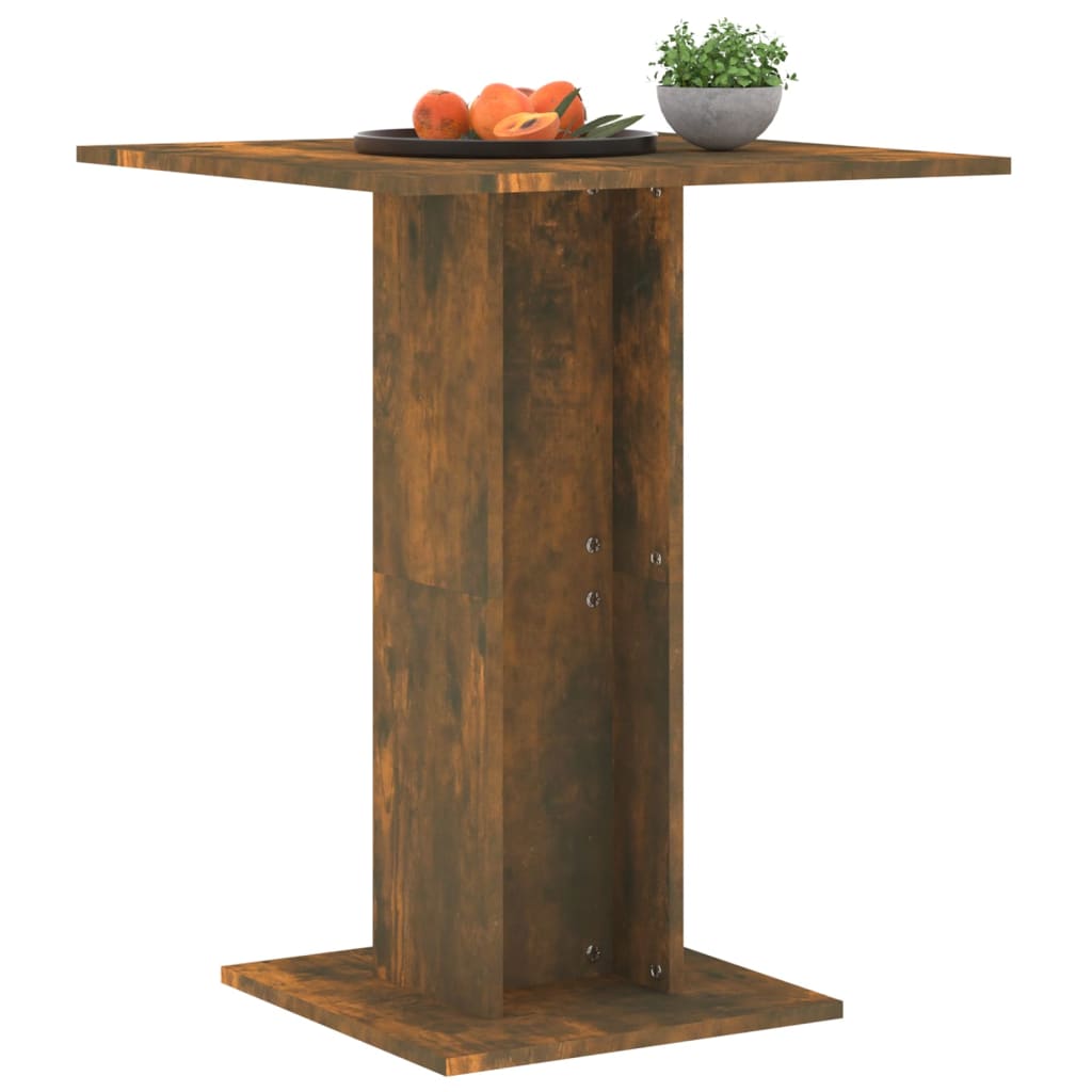 Bistrotisch Räuchereiche 60x60x75 cm Holzwerkstoff - Pazzar.ch