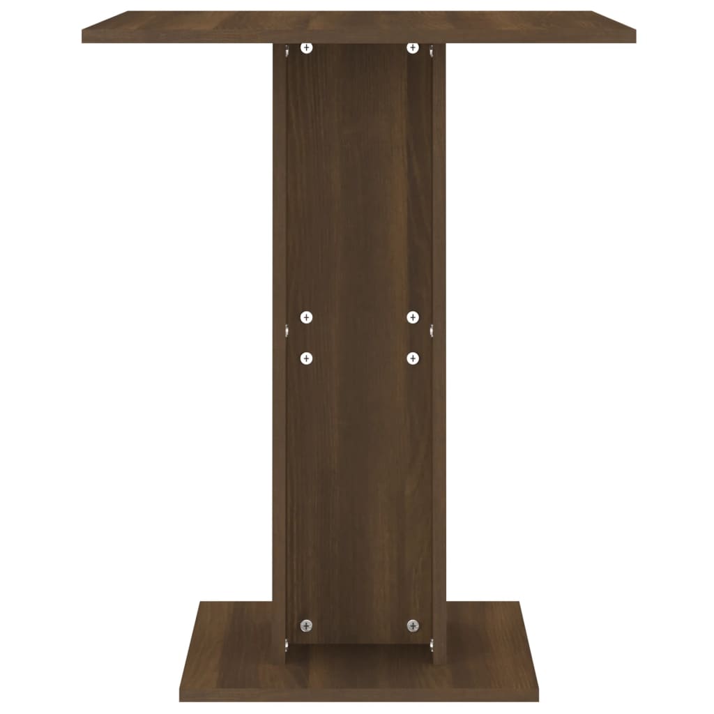 Bistrotisch Braun Eichen-Optik 60x60x75 cm Holzwerkstoff - Pazzar.ch