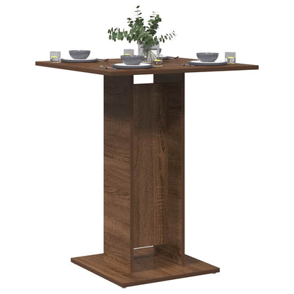 Bistrotisch Braun Eichen-Optik 60x60x75 cm Holzwerkstoff - Pazzar.ch
