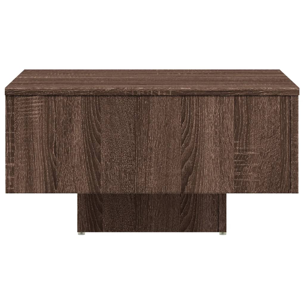 Couchtisch Braun Eichen-Optik 60x60x31,5 cm Holzwerkstoff - Pazzar.ch