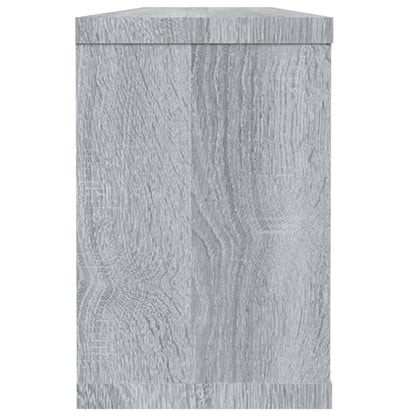 Würfelregale 6 Stk. Grau Sonoma 60x15x23 cm Holzwerkstoff - Pazzar.ch