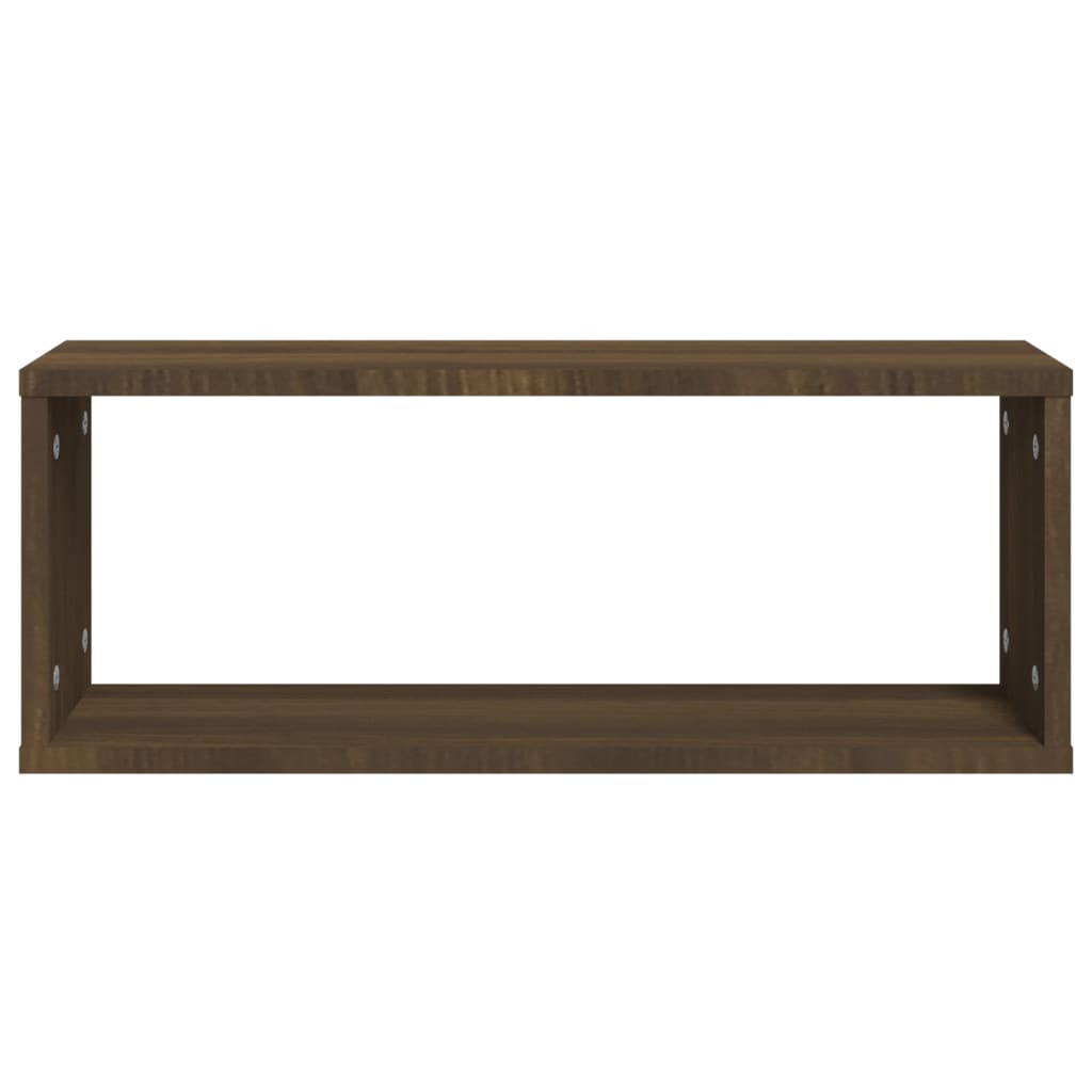 Würfelregale 4 Stk. Braun Eichen-Optik 60x15x23cm Holzwerkstoff - Pazzar.ch