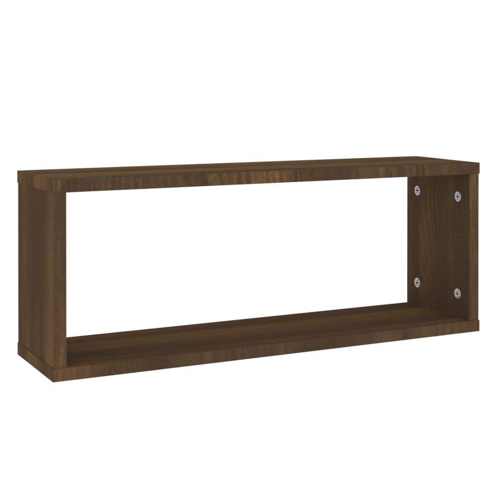 Würfelregale 6 Stk. Braun Eichen-Optik 60x15x23cm Holzwerkstoff - Pazzar.ch