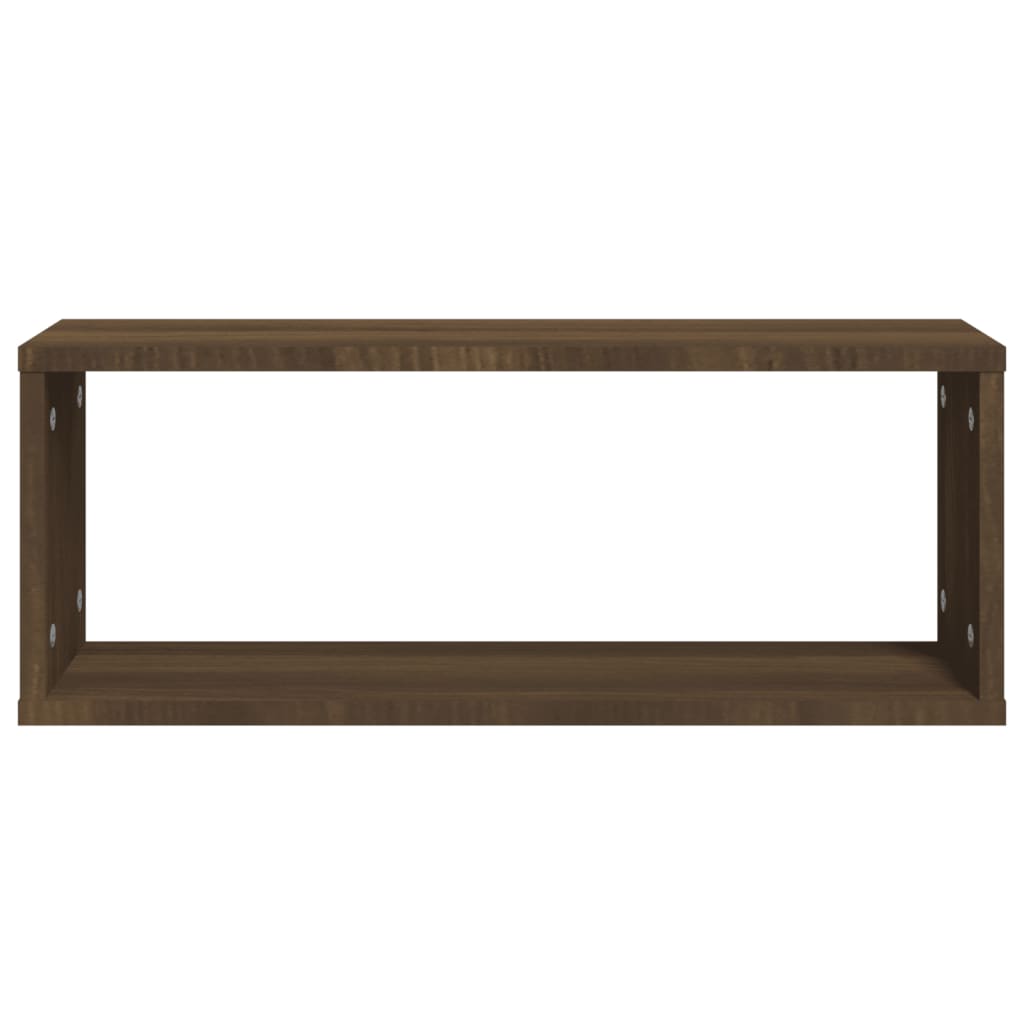 Würfelregale 6 Stk. Braun Eichen-Optik 60x15x23cm Holzwerkstoff - Pazzar.ch