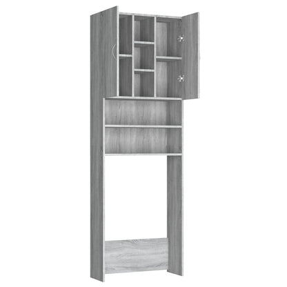 Waschmaschinenschrank Grau Sonoma 64x25,5x190 cm - Pazzar.ch