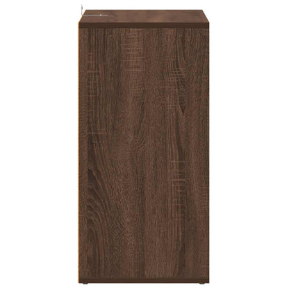 Schuhschrank Braun Eichen-Optik 60x35x70 cm Holzwerkstoff