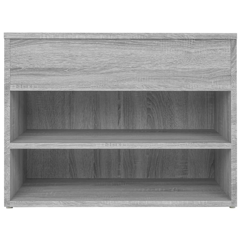 Schuhbank Grau Sonoma 60x30x45 cm Holzwerkstoff - Pazzar.ch