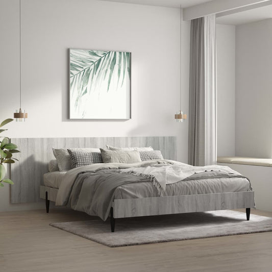 Wand Kopfteil Grau Sonoma 240x1,5x80 cm Holzwerkstoff - Pazzar.ch