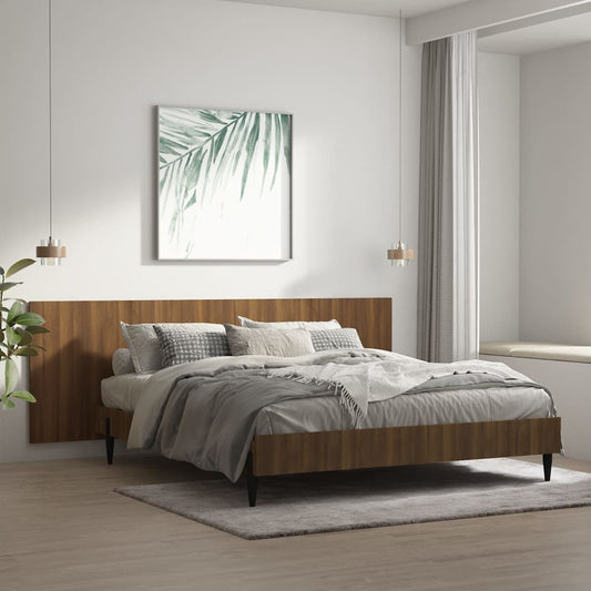 Wand Kopfteil Braun Eichen-Optik 240x1,5x80 cm Holzwerkstoff - Pazzar.ch