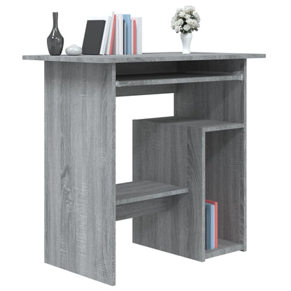 Schreibtisch Grau Sonoma 80x45x74 cm Holzwerkstoff - Pazzar.ch