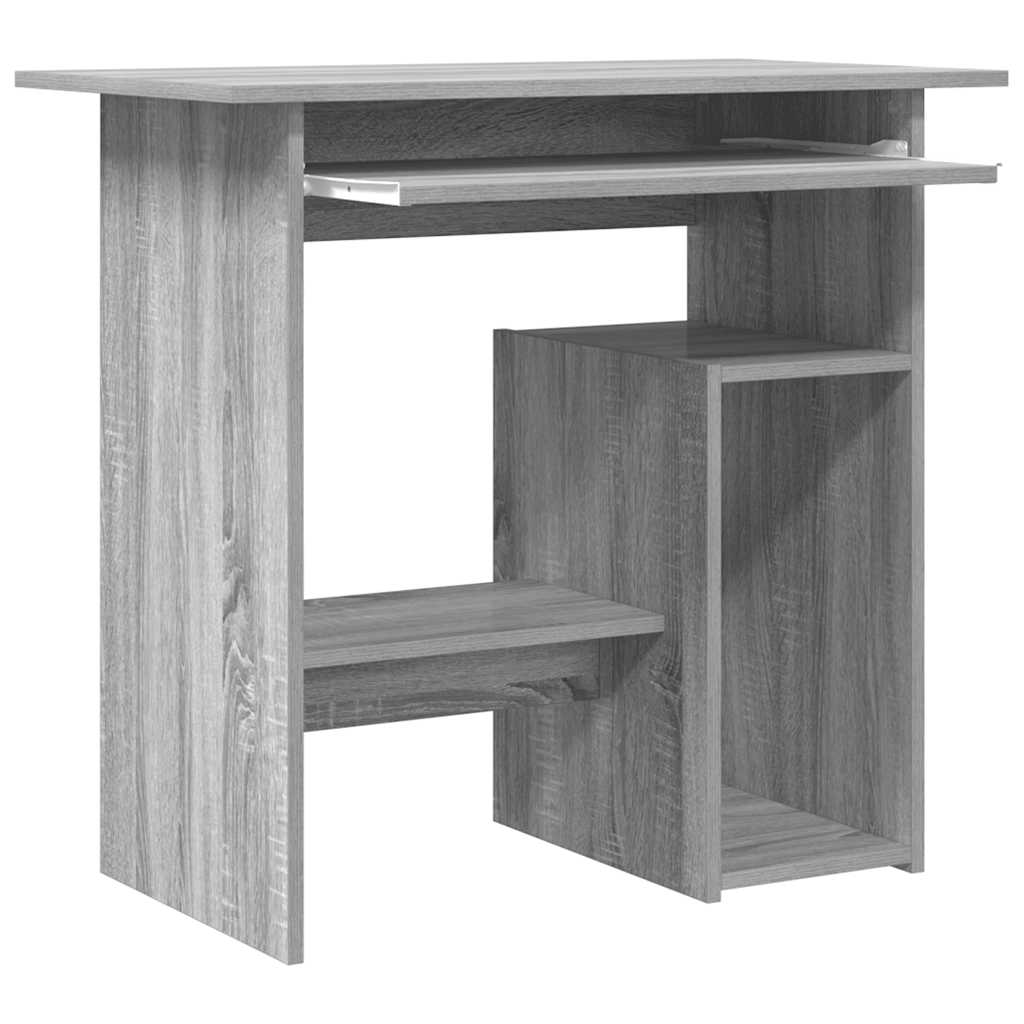 Schreibtisch Grau Sonoma 80x45x74 cm Holzwerkstoff - Pazzar.ch