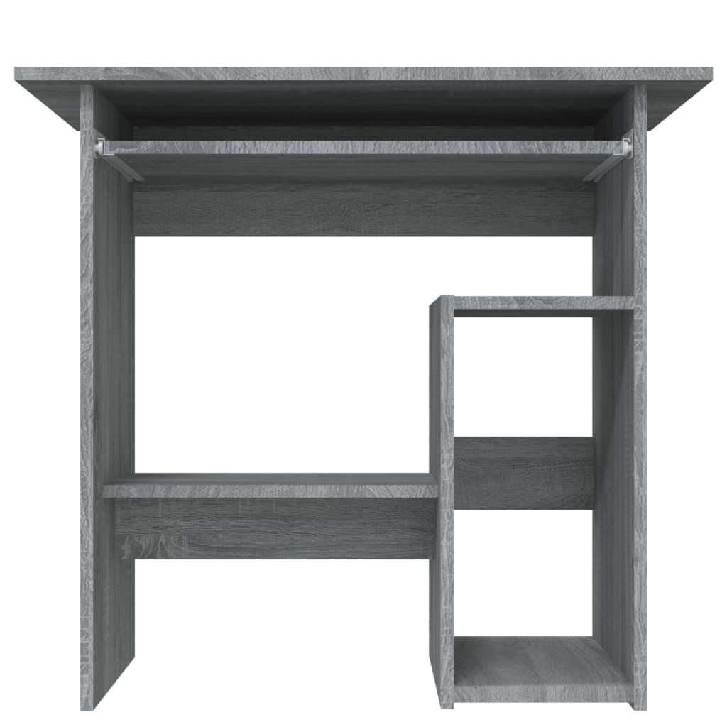 Schreibtisch Grau Sonoma 80x45x74 cm Holzwerkstoff - Pazzar.ch