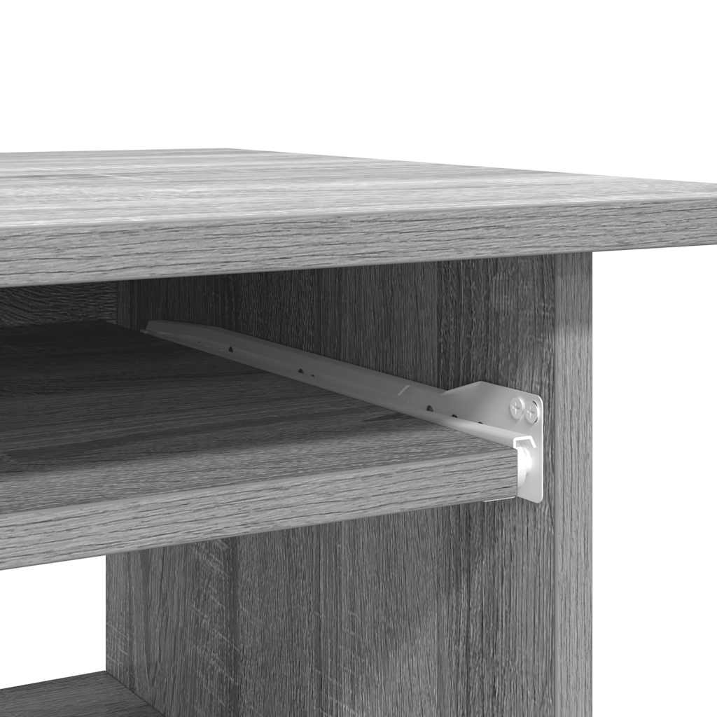 Schreibtisch Grau Sonoma 80x45x74 cm Holzwerkstoff - Pazzar.ch