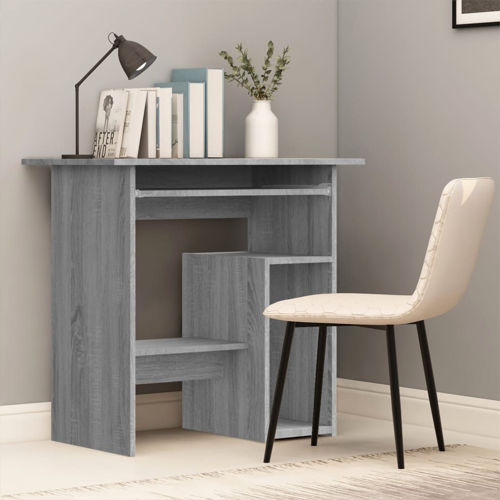 Schreibtisch Grau Sonoma 80x45x74 cm Holzwerkstoff - Pazzar.ch