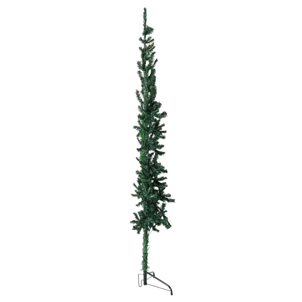 Künstlicher Halb-Weihnachtsbaum mit Ständer Schlank Grün 180 cm - Pazzar.ch