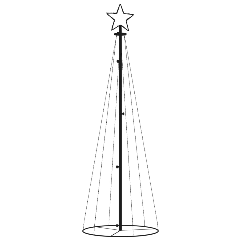 LED-Weihnachtsbaum Kegelform Warmweiß 108 LEDs 70x180 cm - Pazzar.ch