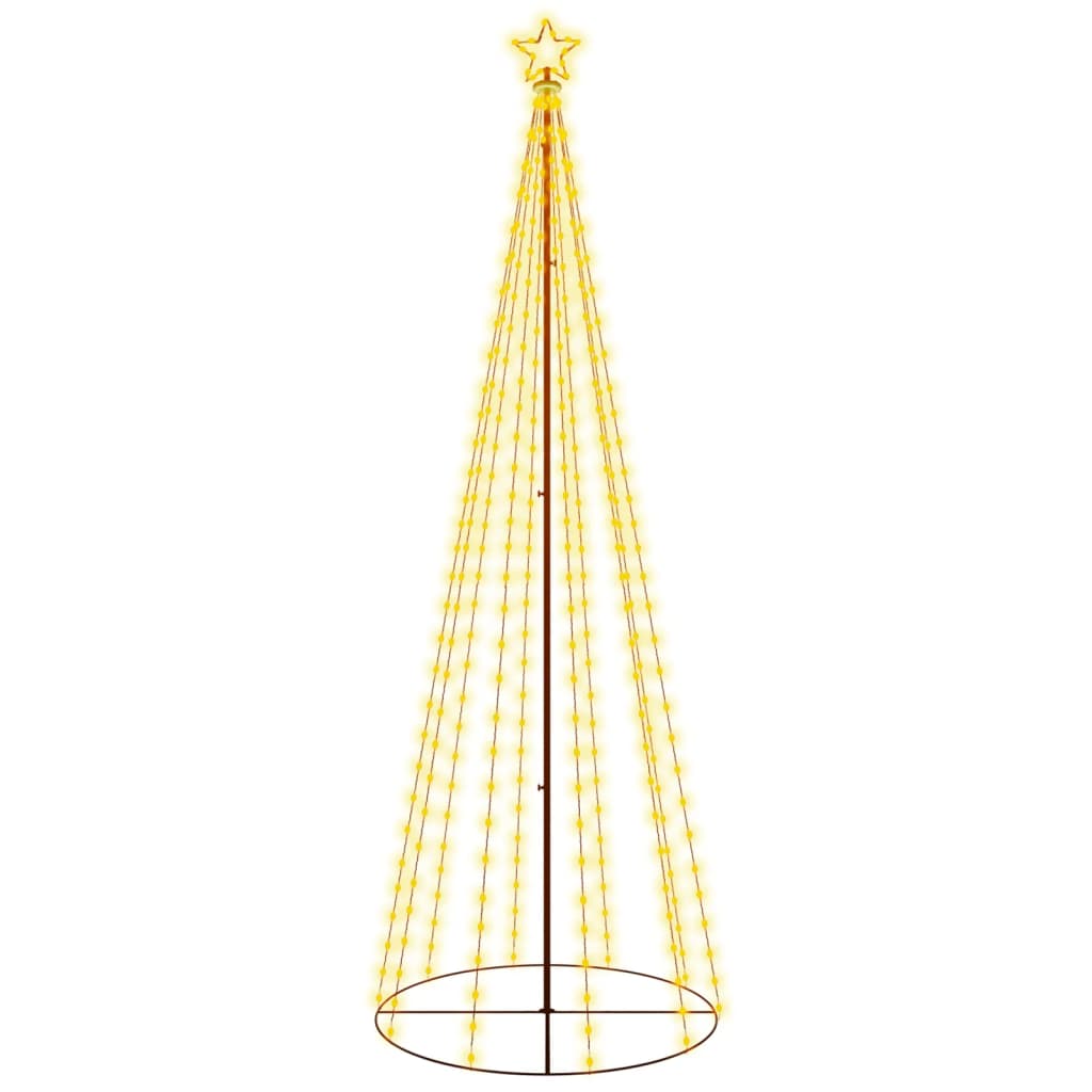 LED-Weihnachtsbaum Kegelform Warmweiß 310 LEDs 100x300 cm - Pazzar.ch