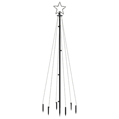 LED-Weihnachtsbaum mit Erdnägeln Mehrfarbig 108 LEDs 180 cm - Pazzar.ch