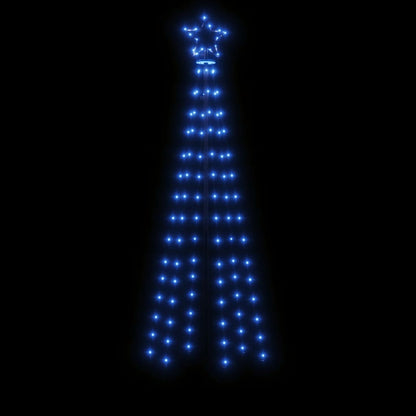 LED-Weihnachtsbaum mit Erdnägeln Blau 108 LEDs 180 cm - Pazzar.ch