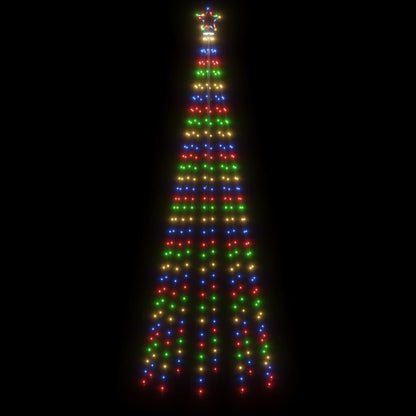 LED-Weihnachtsbaum mit Erdnägeln Mehrfarbig 310 LEDs 300 cm - Pazzar.ch