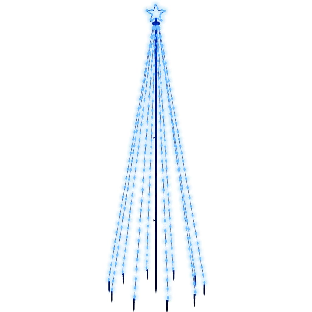 LED-Weihnachtsbaum mit Erdnägeln Blau 310 LEDs 300 cm - Pazzar.ch