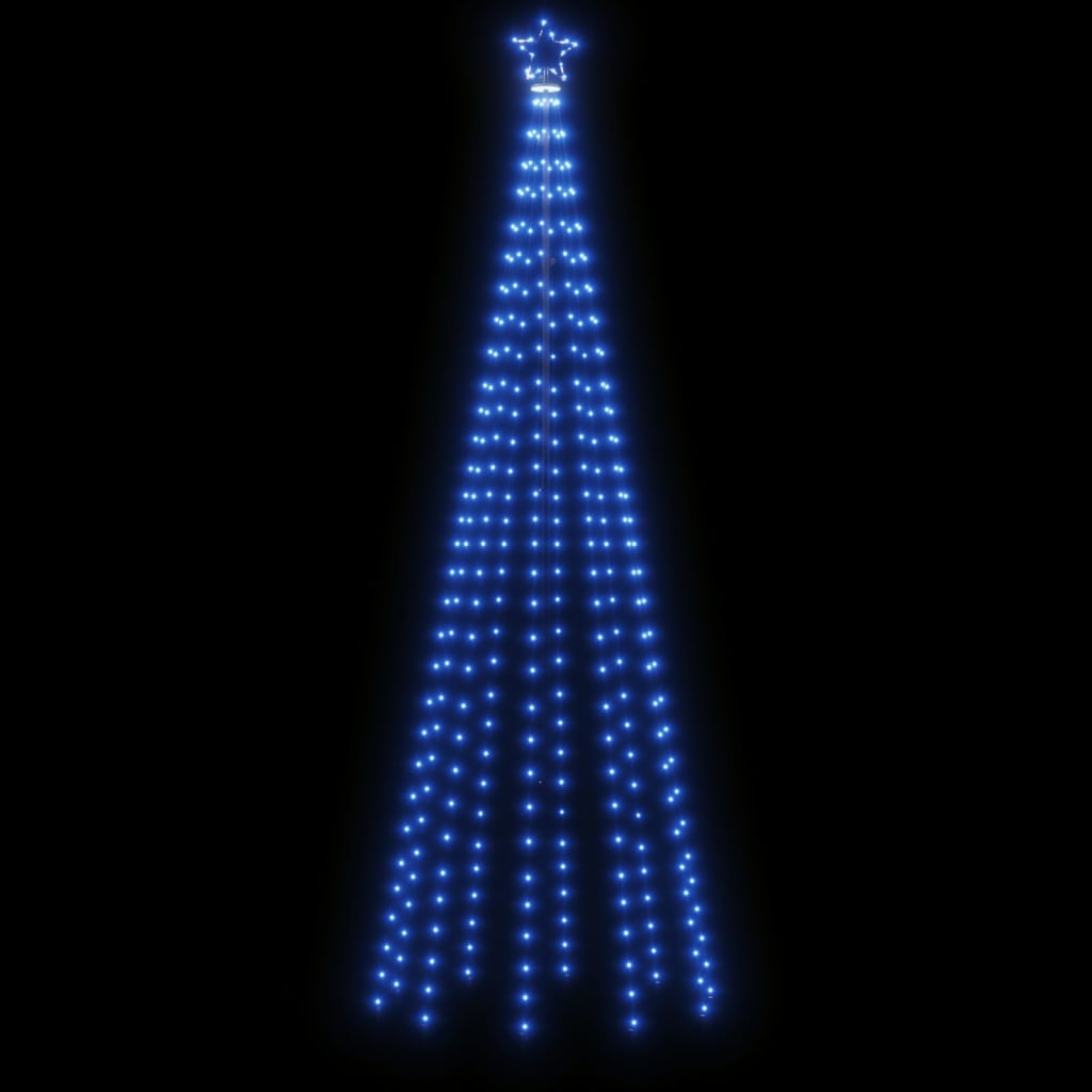 LED-Weihnachtsbaum mit Erdnägeln Blau 310 LEDs 300 cm - Pazzar.ch