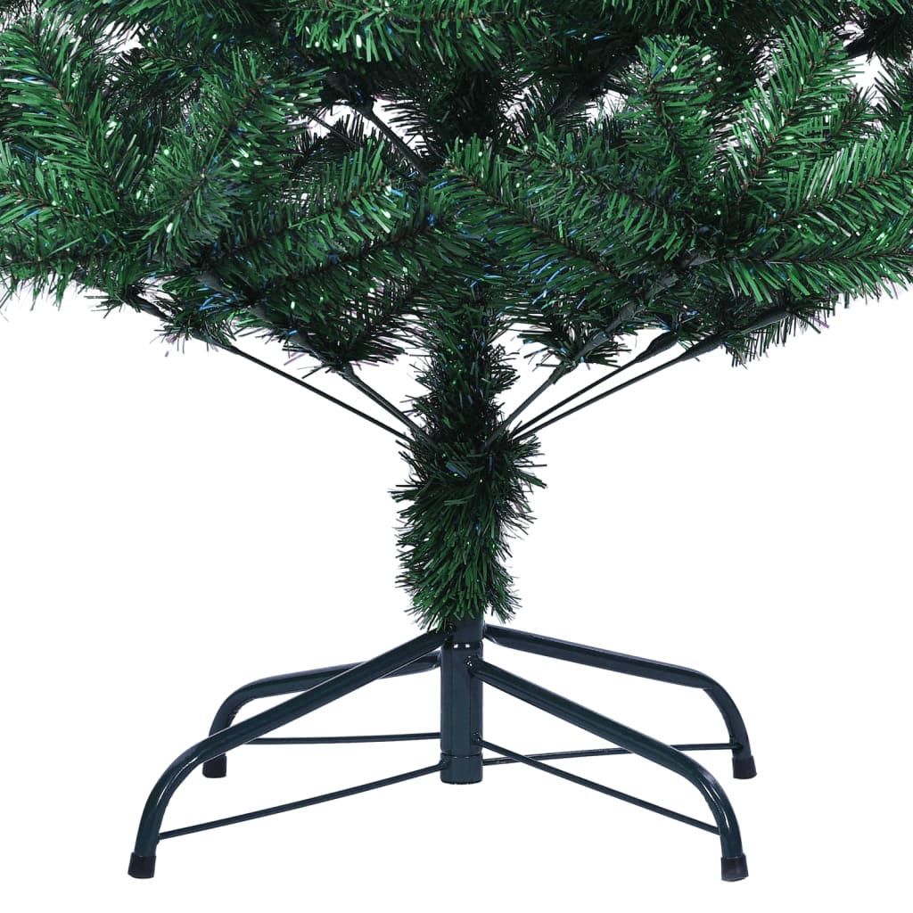 Künstlicher Weihnachtsbaum Schillernde Spitzen Grün 150 cm PVC - Pazzar.ch