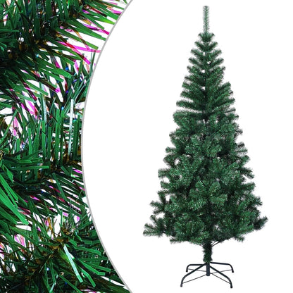 Künstlicher Weihnachtsbaum Schillernde Spitzen Grün 210 cm PVC - Pazzar.ch