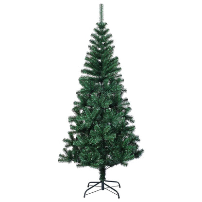 Künstlicher Weihnachtsbaum Schillernde Spitzen Grün 210 cm PVC - Pazzar.ch