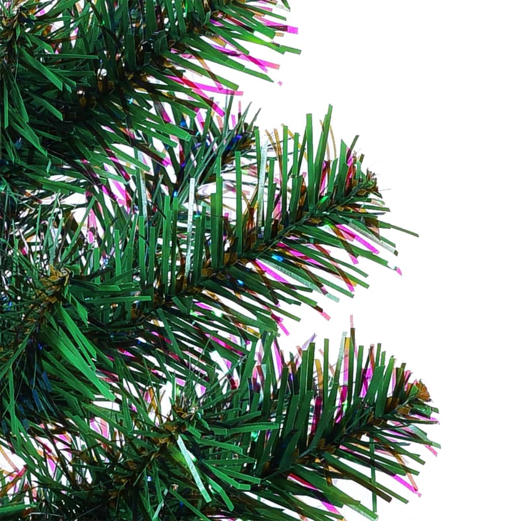 Künstlicher Weihnachtsbaum Schillernde Spitzen Grün 210 cm PVC - Pazzar.ch