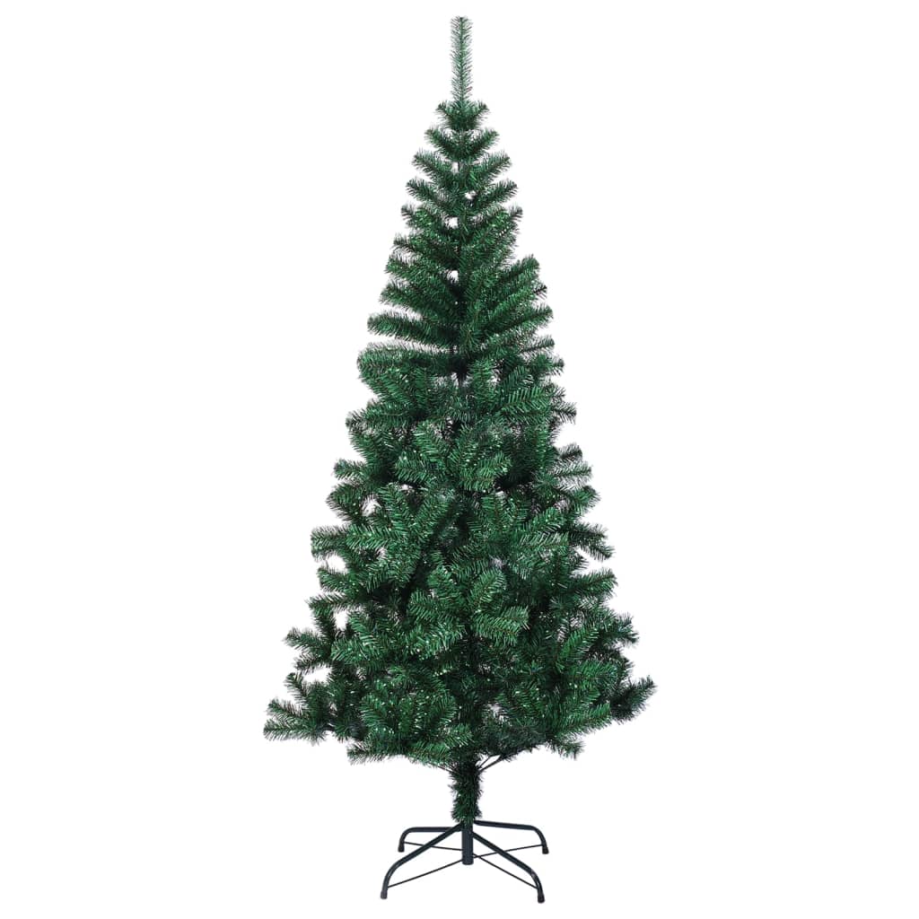 Künstlicher Weihnachtsbaum Schillernde Spitzen Grün 240 cm PVC - Pazzar.ch