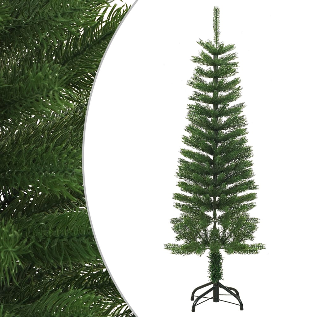 Künstlicher Weihnachtsbaum mit Ständer Schlank 120 cm PE - Pazzar.ch