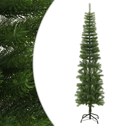 Künstlicher Weihnachtsbaum mit Ständer Schlank 240 cm PE - Pazzar.ch