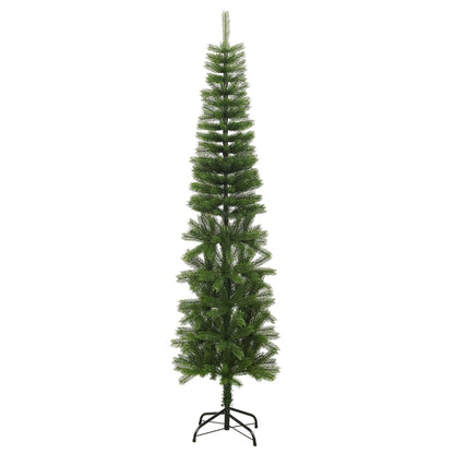 Künstlicher Weihnachtsbaum mit Ständer Schlank 240 cm PE - Pazzar.ch