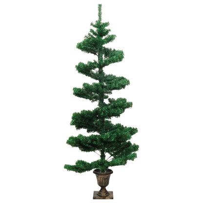 Spiral-Weihnachtsbaum mit Beleuchtung und Topf Grün 120 cm - Pazzar.ch