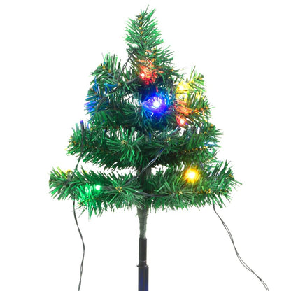 Wegbeleuchtung Weihnachtsbäume 6 Stk. Mehrfarbig LEDs 45 cm PVC - Pazzar.ch