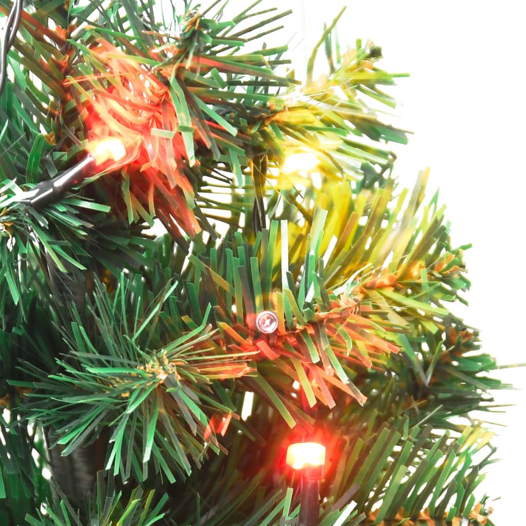 Wegbeleuchtung Weihnachtsbäume 6 Stk. Mehrfarbig LEDs 45 cm PVC