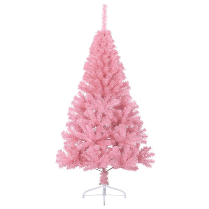 Künstlicher Halb-Weihnachtsbaum mit Ständer Rosa 120 cm PVC - Pazzar.ch