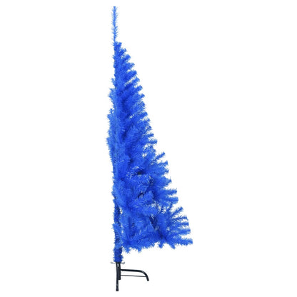 Künstlicher Halb-Weihnachtsbaum mit Ständer Blau 120 cm PVC - Pazzar.ch