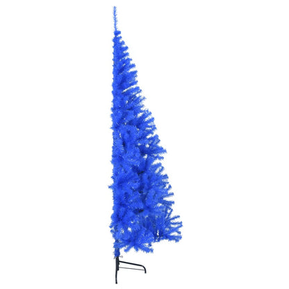 Künstlicher Halb-Weihnachtsbaum mit Ständer Blau 180 cm PVC - Pazzar.ch