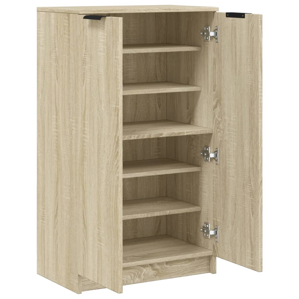 Schuhschrank Sonoma-Eiche 59x35x100 cm Holzwerkstoff - Pazzar.ch