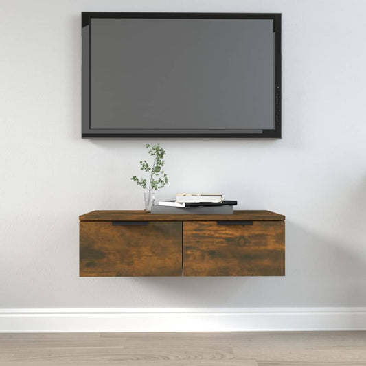 Wandschrank Räuchereiche 68x30x20 cm Holzwerkstoff - Pazzar.ch